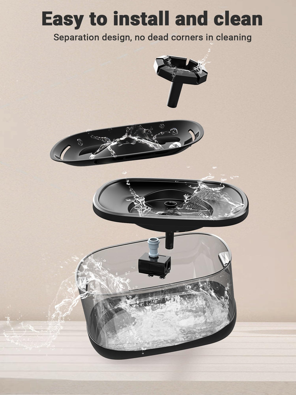 Kastty BPA-free ABS resin construction for durable hygiene