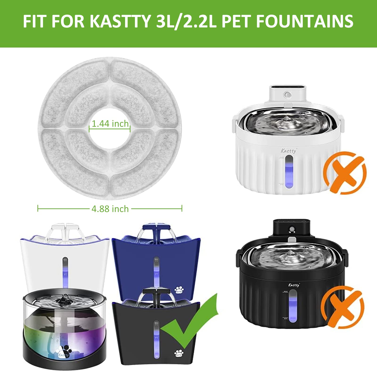 Kastty pump filter installed inside FS21 shows reliable clog resistance.
