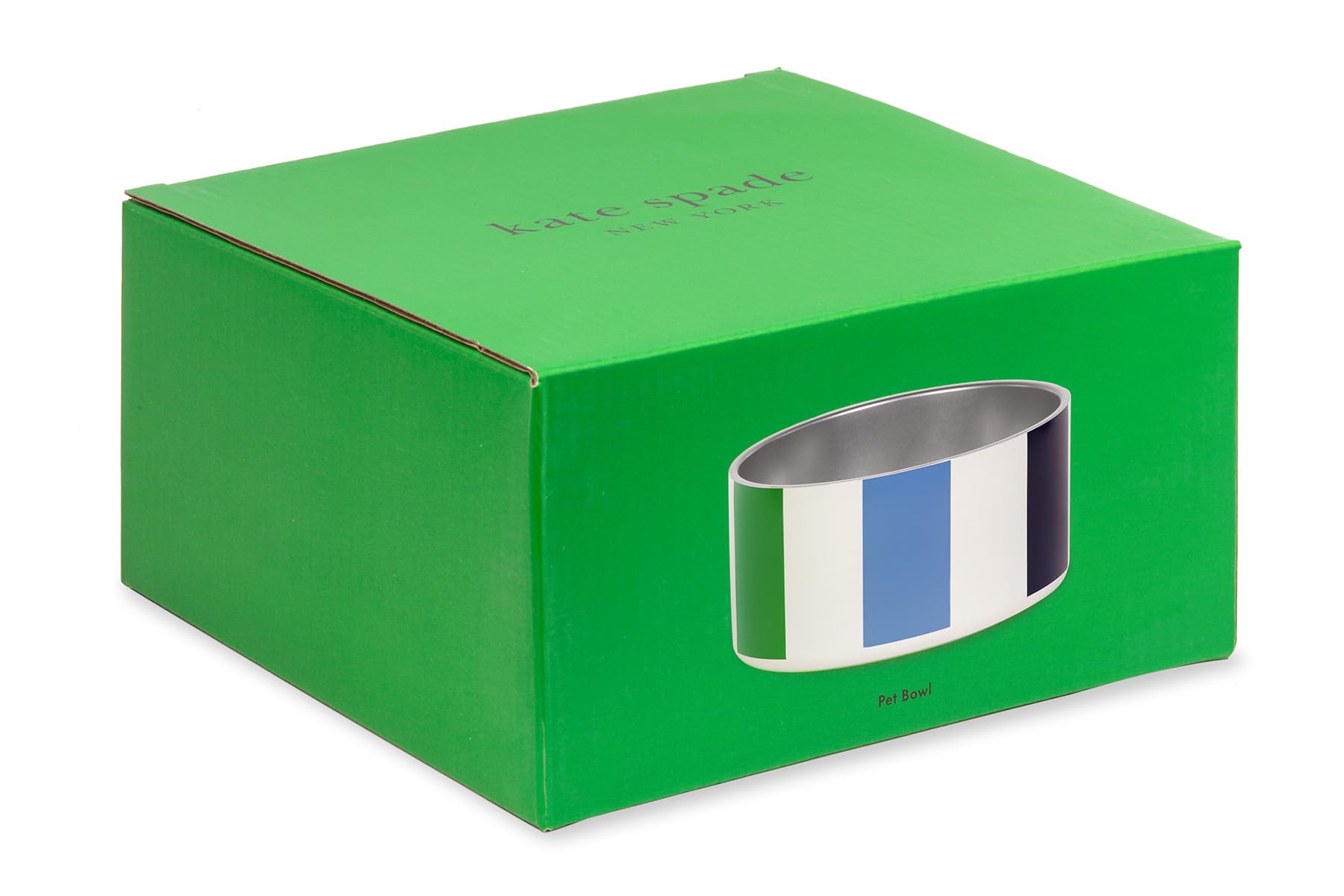 kate spade new york dog dish with non-slip base prevents spills during feeding