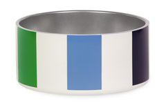 kate spade new york dog dish close-up showing rust resistant stainless steel durability