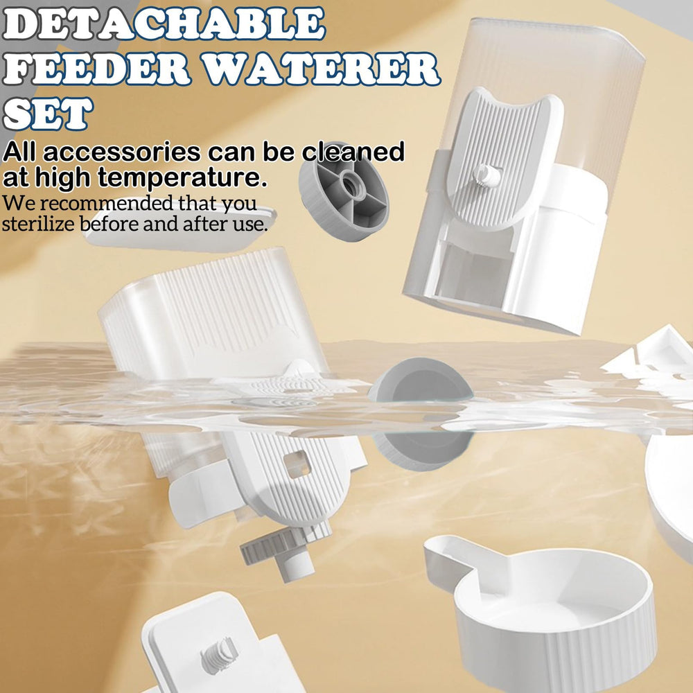 Kathson 35oz Water Capacity bowl demonstrates ample water supply for longer intervals.