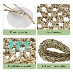 Kathson Bearded Dragon Tank Accessories Kit bendable vine branch adds vertical enrichment for active reptiles.