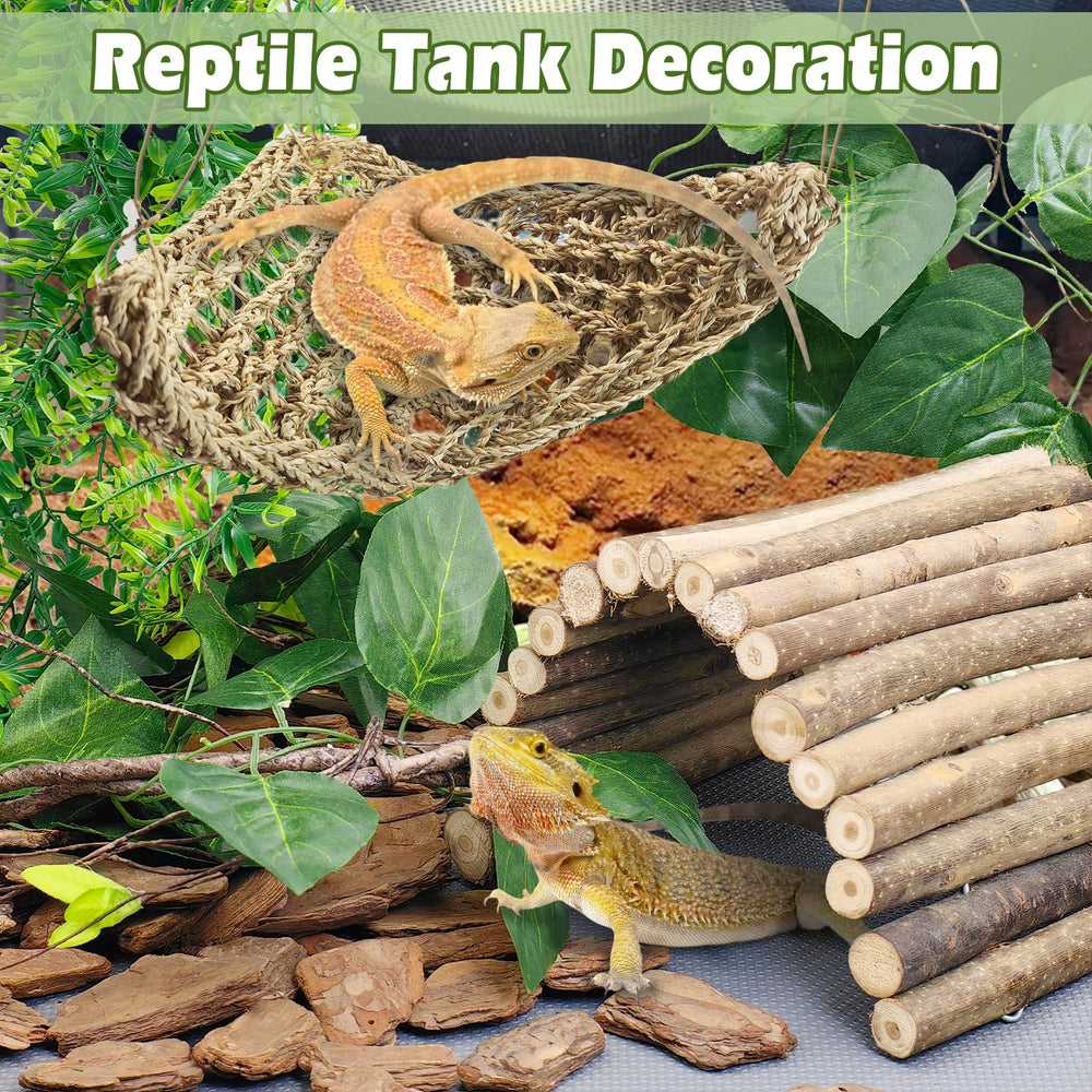 Kathson Bearded Dragon Tank Accessories Kit reptile tank liner is durable and easy to wipe clean.