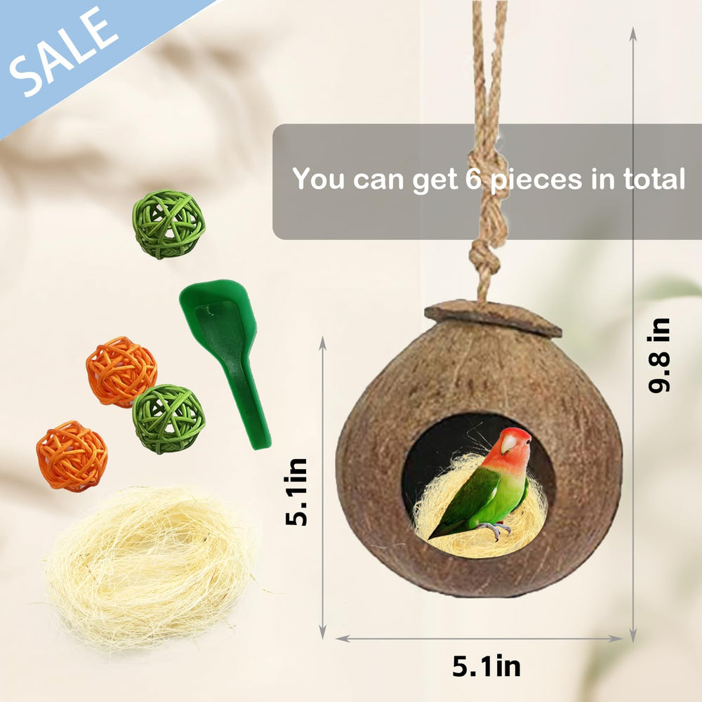 Kathson colorful ball toys included for bird enrichment