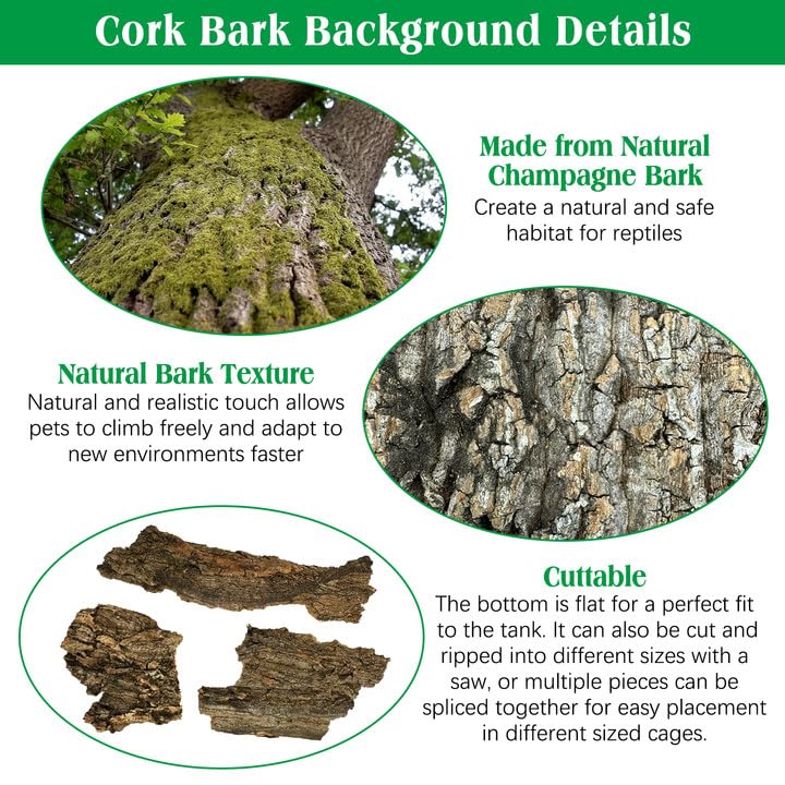 kathson cork background cuttable flexible allows easy resizing for tanks