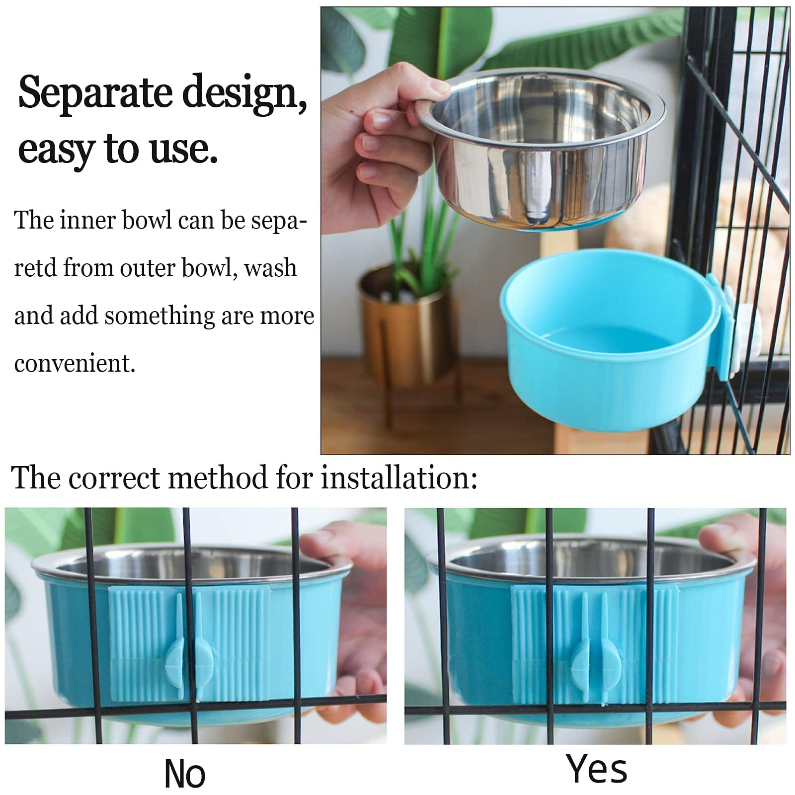 Kathson food bowl focuses on stable, hygienic feeding in crates