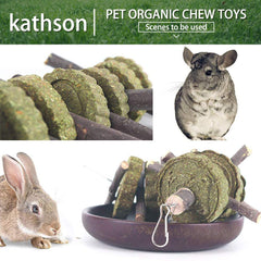 Kathson dental health toy supports controlled tooth wear for rabbits and guinea pigs