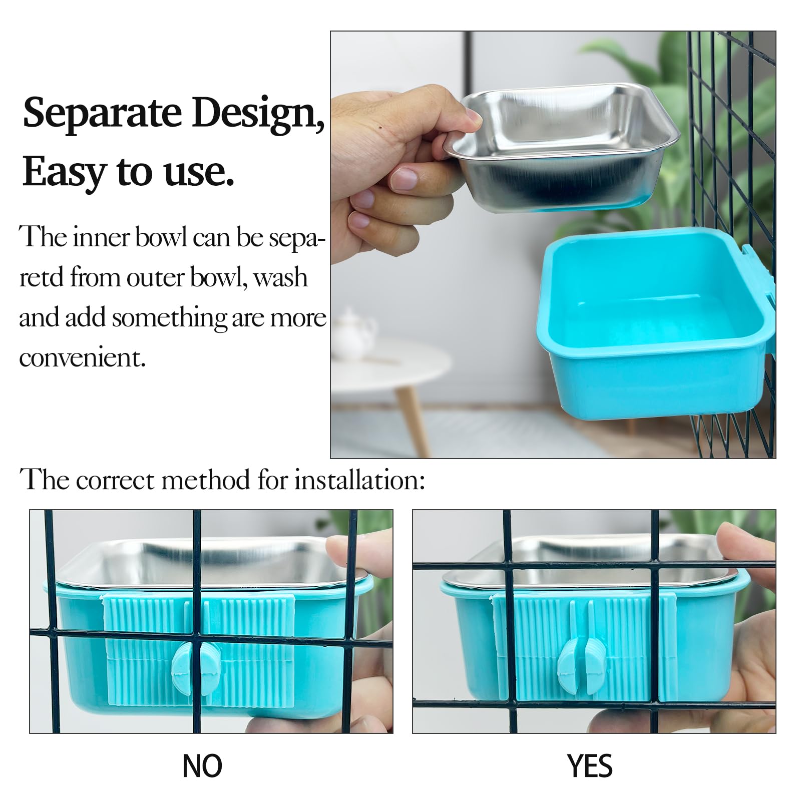 kathson easy-clean removable design simplifies pet care routines