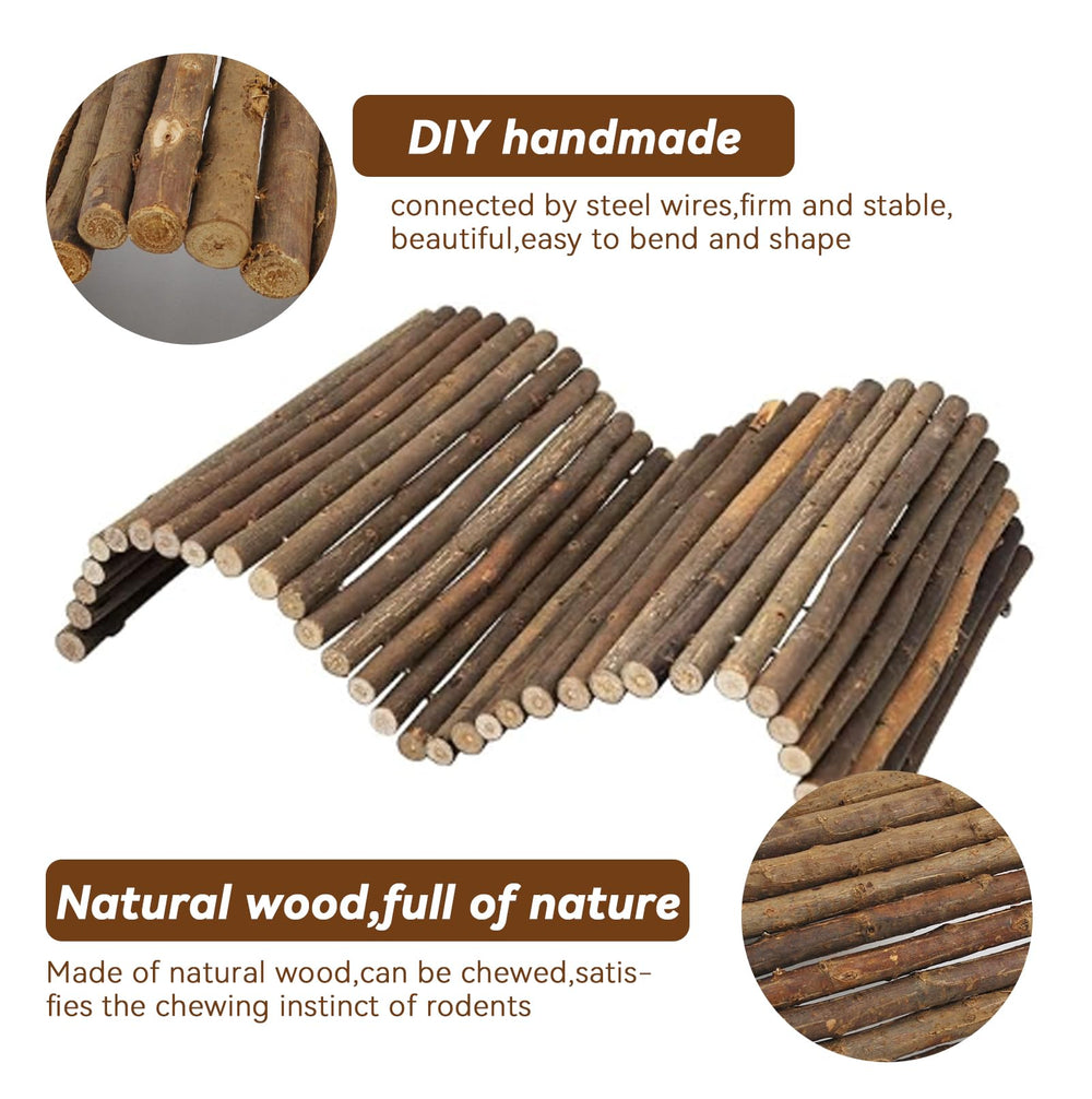 Kathson flexible-wood-tunnel-wire demonstrates bendable design for creative configurations.