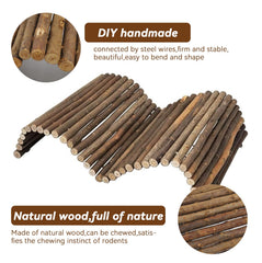 Kathson flexible-wood-tunnel-wire demonstrates bendable design for creative configurations.