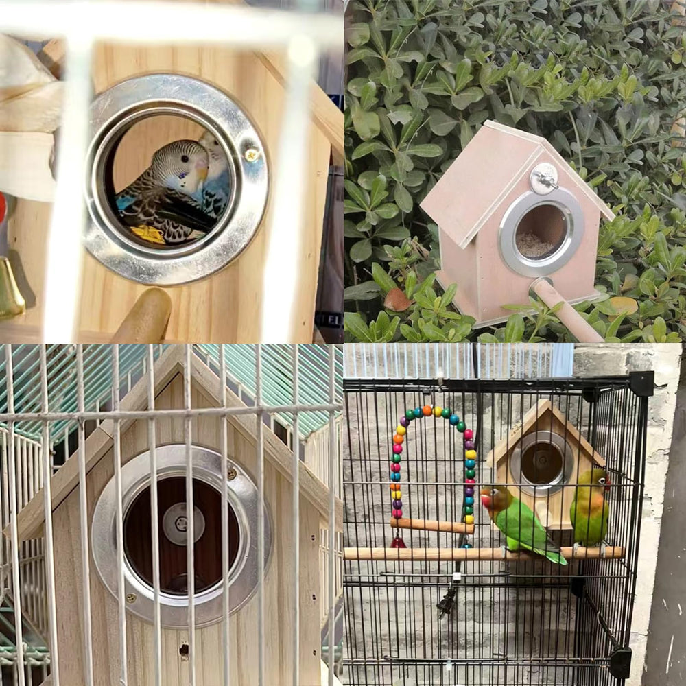Kathson parakeet nest box dimensions reveal generous space for small parrots