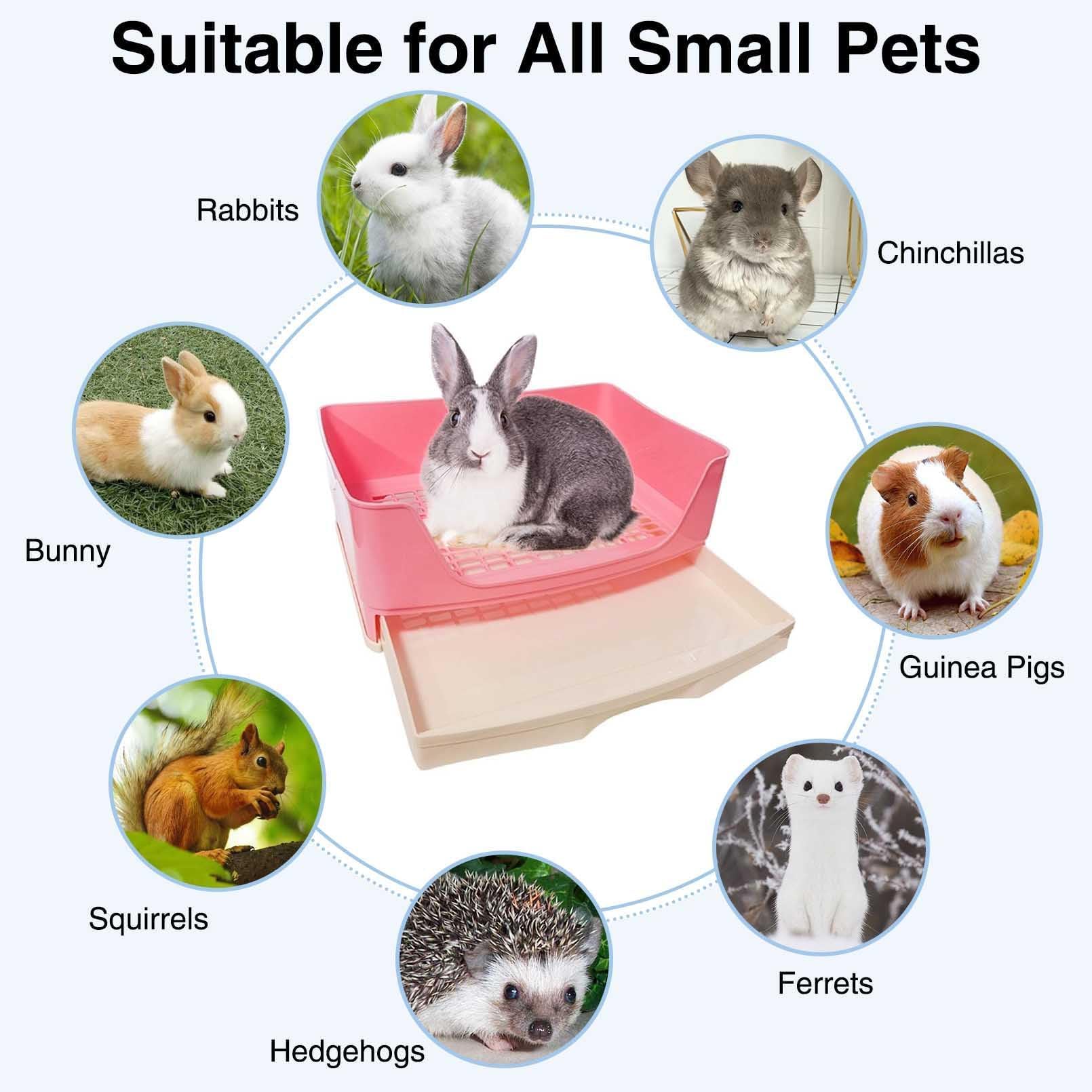 Kathson pink litter box features simplify cleaning and maintenance.