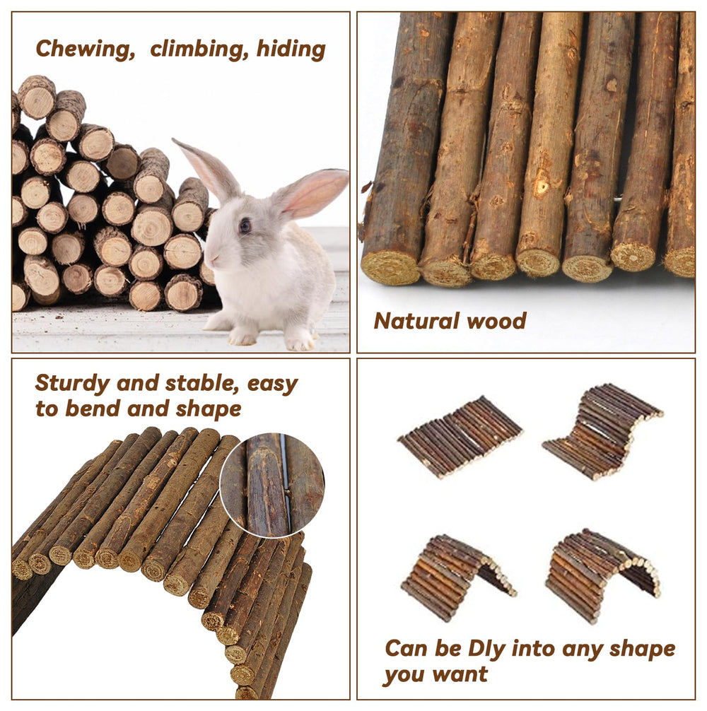 Kathson rabbit-climbing-bridge-in-use shows climbing and exploration in a multi-use setup.