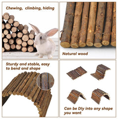 Kathson rabbit-climbing-bridge-in-use shows climbing and exploration in a multi-use setup.