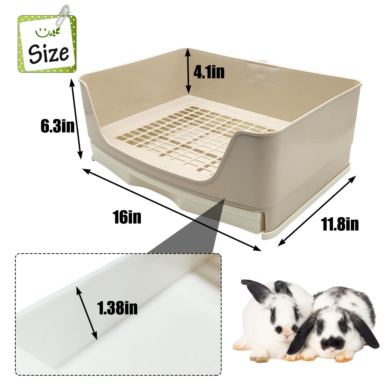 Kathson drawer-view litter box for easy cleaning.