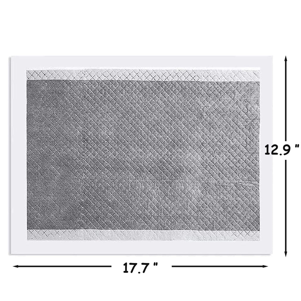 Kathson rabbit pee pad with absorbent core quickly draws moisture for a dry surface.