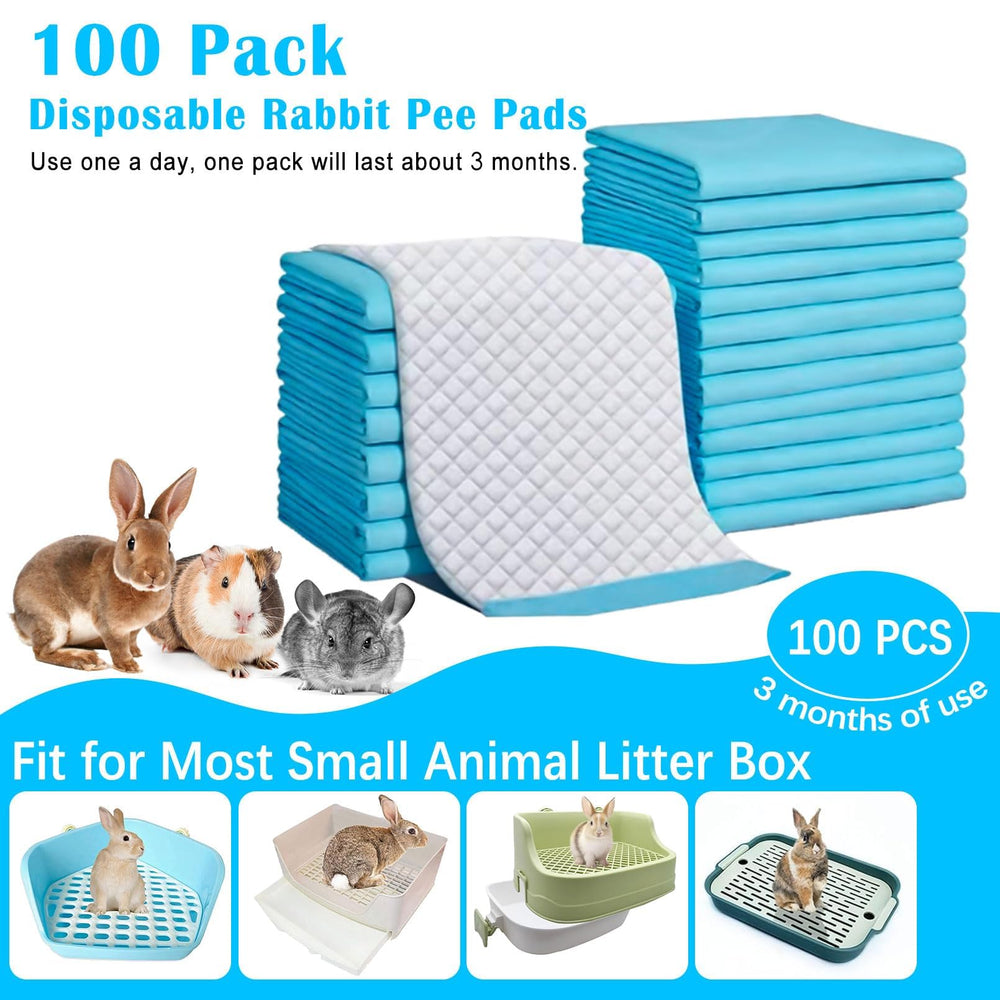 Kathson rabbit pee pads absorption core demonstrating fast moisture gel.