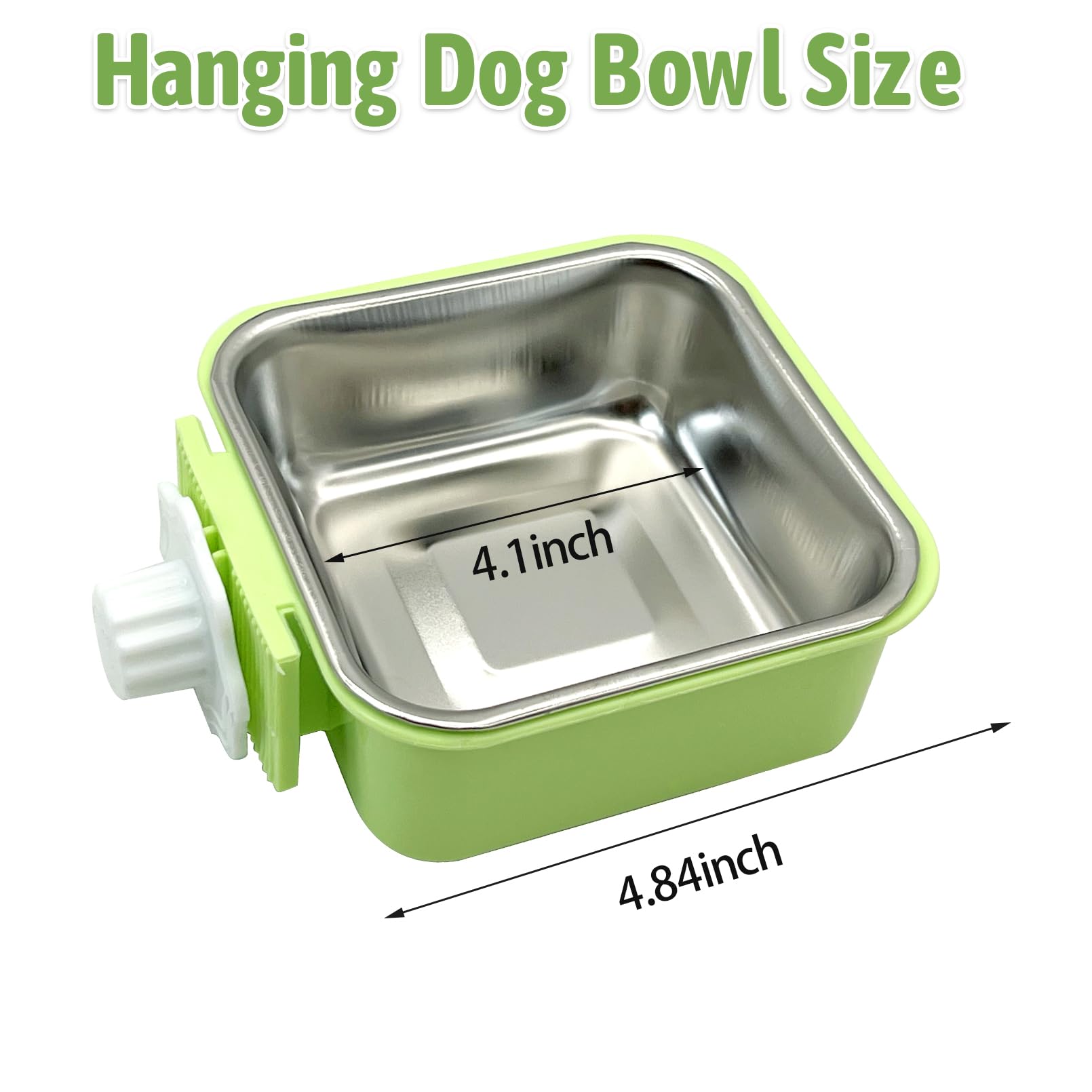 kathson removable stainless steel bowl for quick cleaning and sanitation