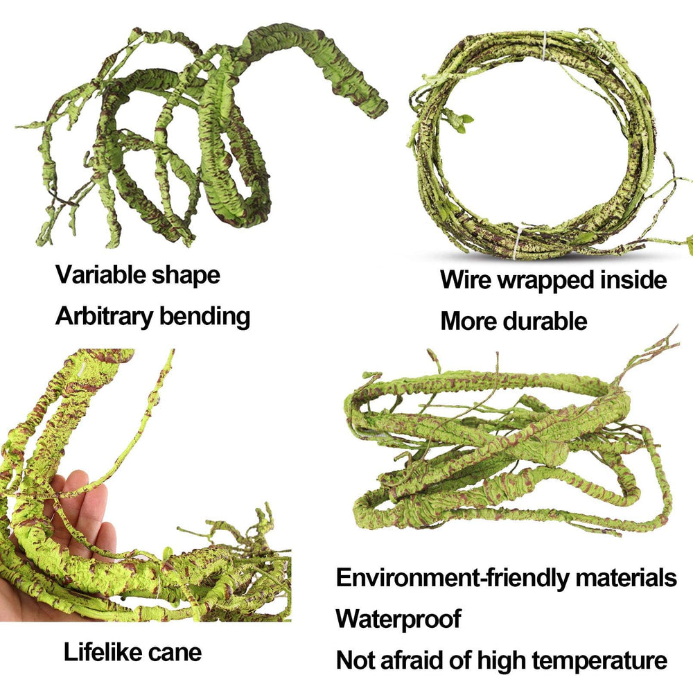 Kathson Reptile Leaves create leafy hiding spots and enrichment
