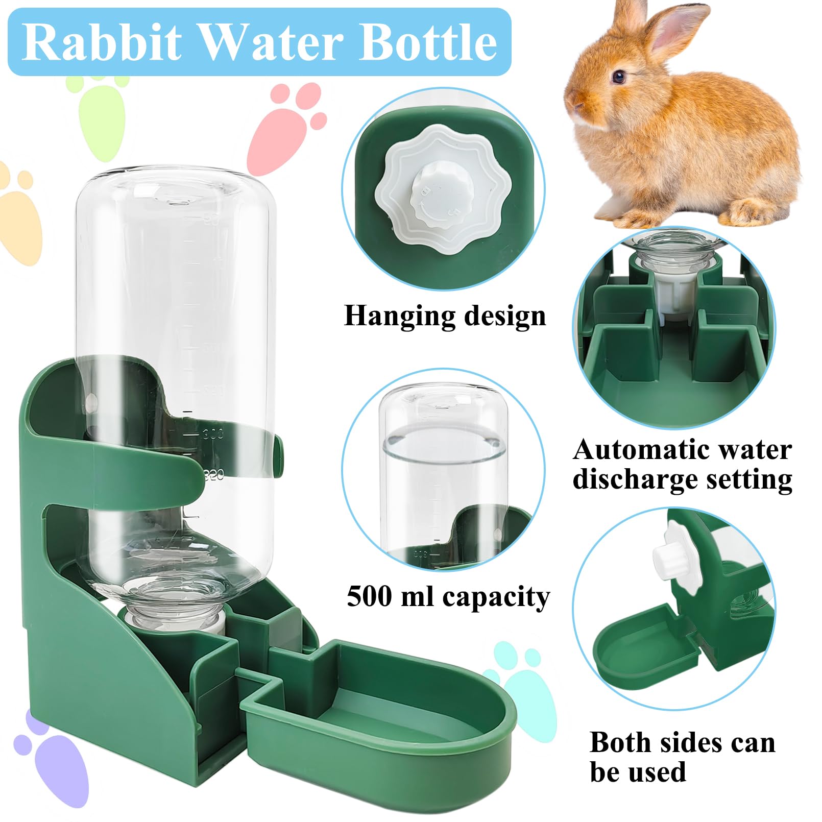 kathson silent operation water bottle keeps nighttime feeding quiet and disturbance-free.