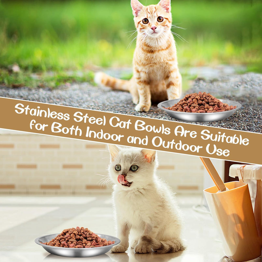 Kathson wide-mouth bowl suitable for dry kibble and wet food alike