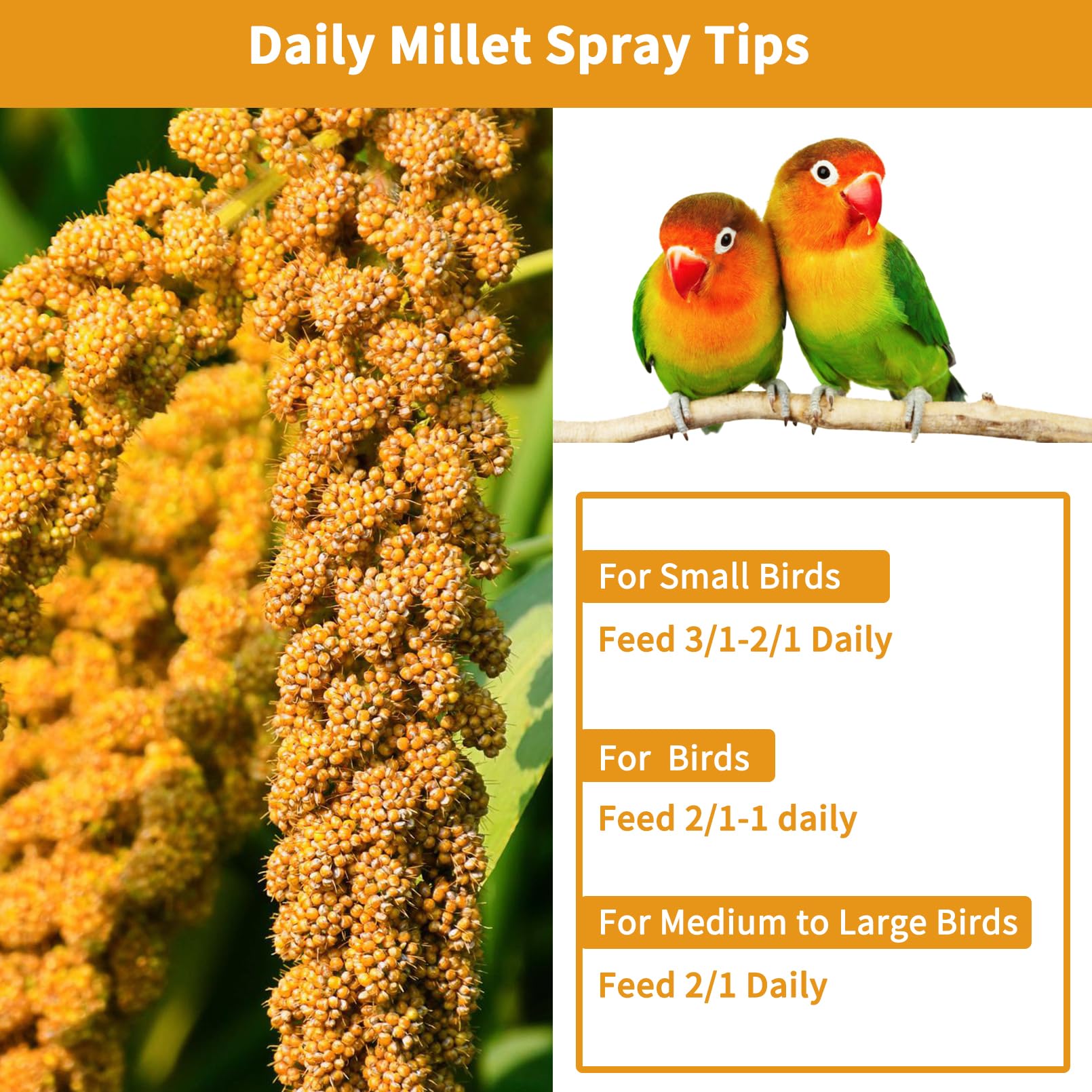 kathson sun-dried millet spray sealed-bag—store in a cool, dry place.