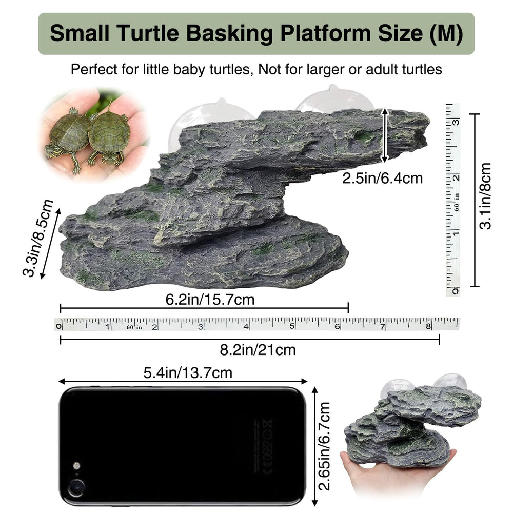 kathson Turtle Basking Platform side ramp highlights gentle exercise for small turtles