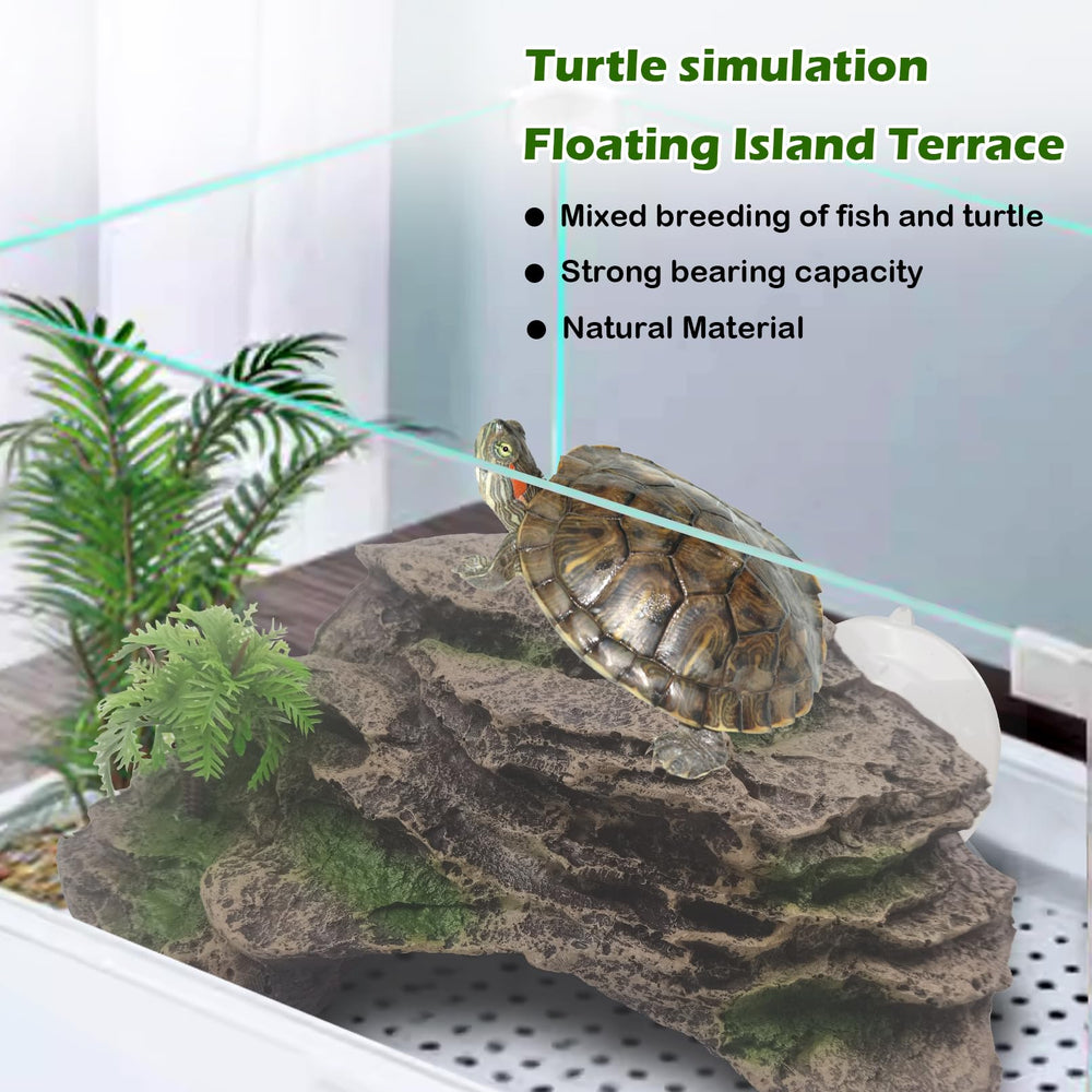 Kathson turtle resting platform adds stable space for tank-time relaxation.