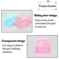 Kathson two-piece hamster bath with easy-clean design