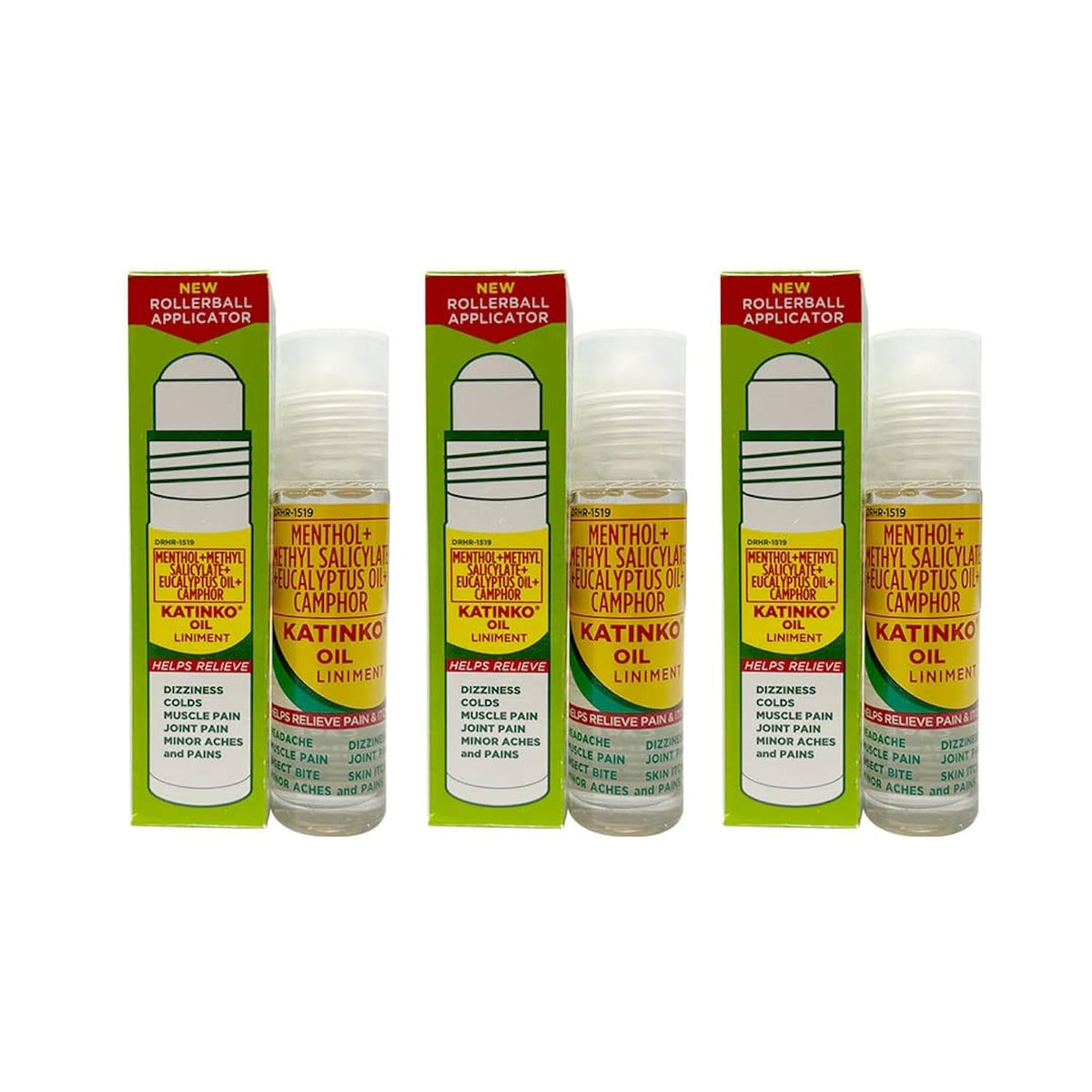 Katinko oil liniment rollerball bottle for easy on-the-go application