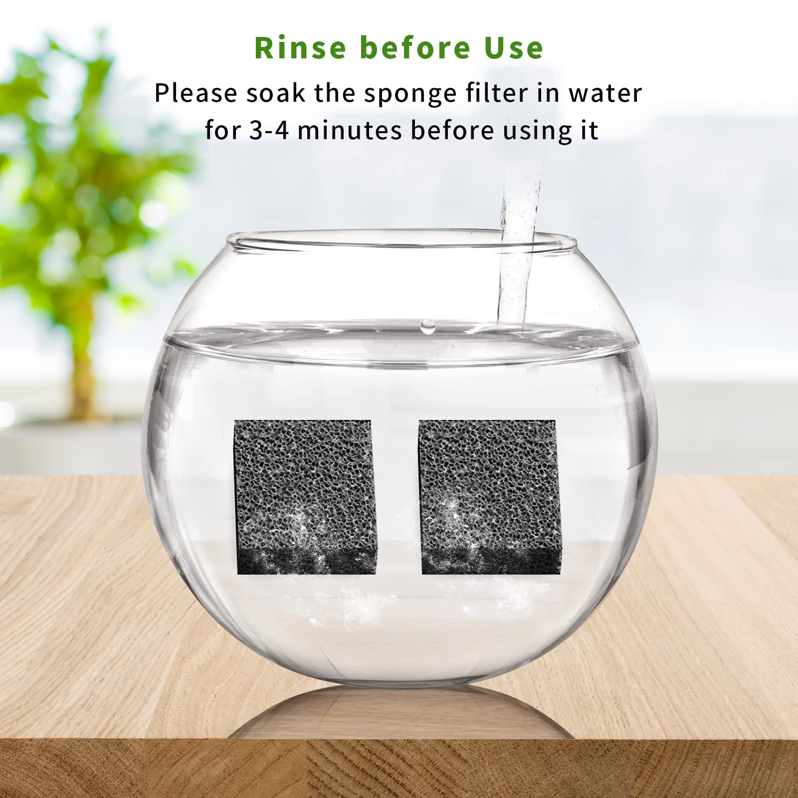 Katlikatqi filters support steady flowing water to encourage pets to drink more.