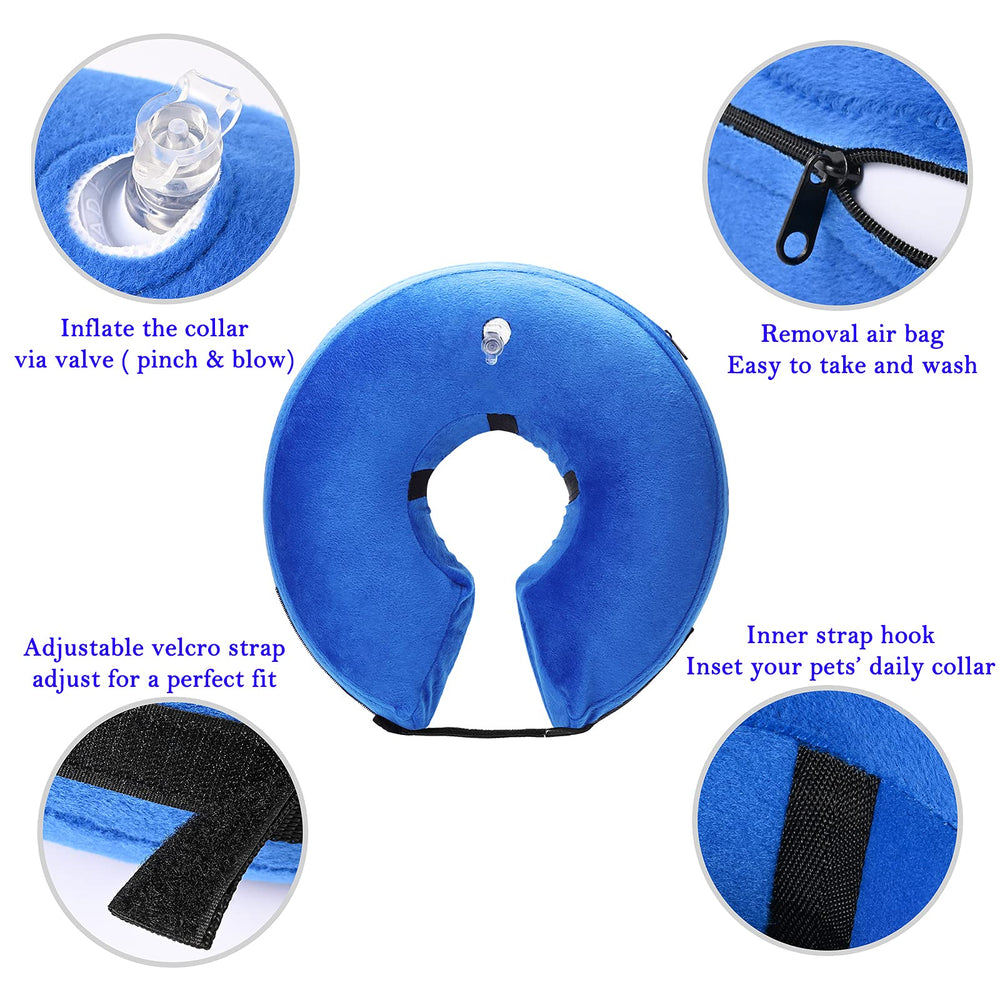 Katoggy collar soft material provides gentle wear while keeping vision clear