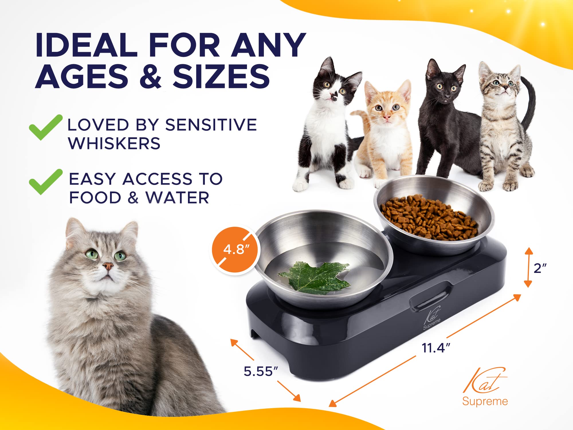 Katsupreme non-slip base keeps bowls stable during meals