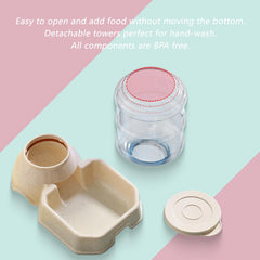 kattypet gravity water dispenser provides steady water access with spill-prevent locking design
