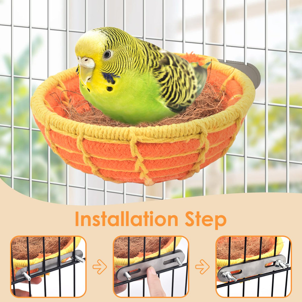 KATUMO Bird Nest Bed multipurpose use offers resting, breeding, and play opportunities in one cozy space.
