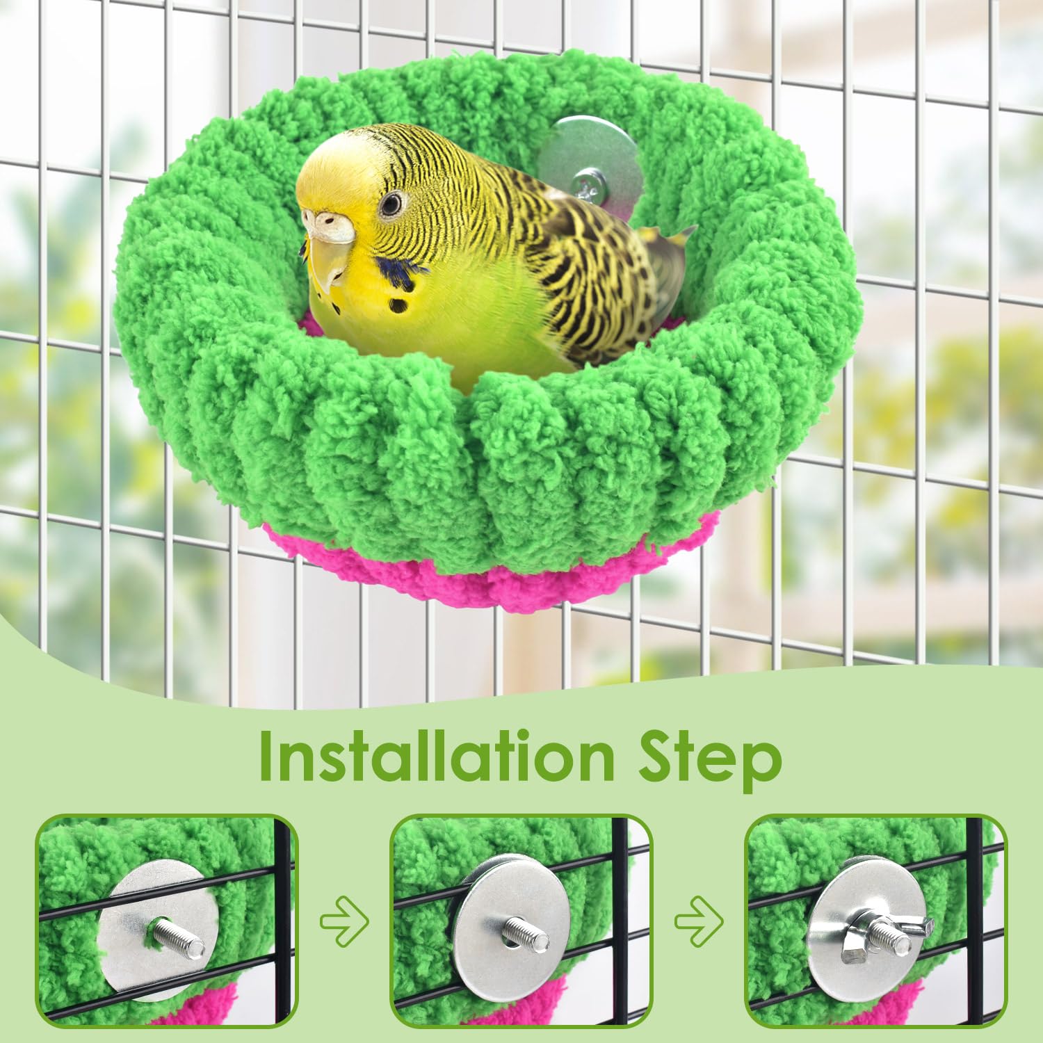 KATUMO Bird Nest coconut fiber gift adds extra warmth for winter