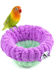 KATUMO Bird Nest purple-green close-up shows velvet texture for cozy nesting
