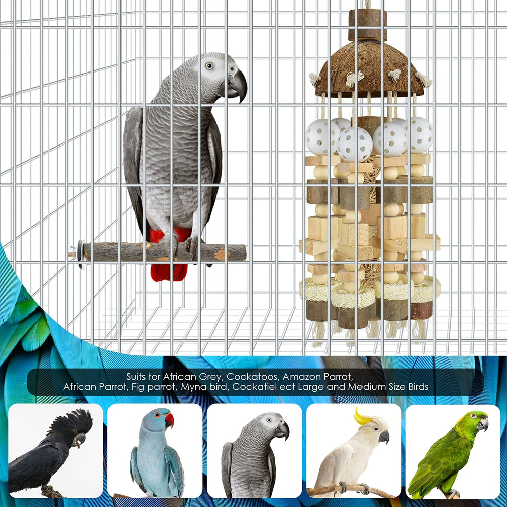 KATUMO Bird Toy seven-parts design enables easy setup.