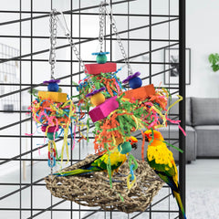 KATUMO Conure Toys acrylic toys and confetti spark curiosity and enrichment
