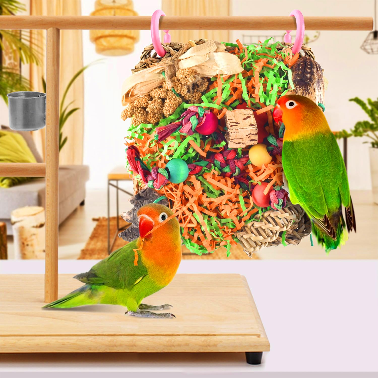 KATUMO easy-install hooks let you hang the toy wherever convenient