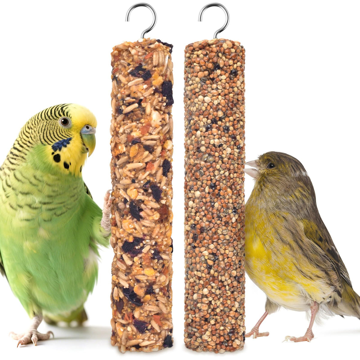 KATUMO Parrot Treats packaging displays 2-stick bundle for training rewards