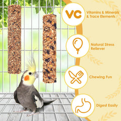 KATUMO Parrot Treats variety flavors appealing to birds with different tastes