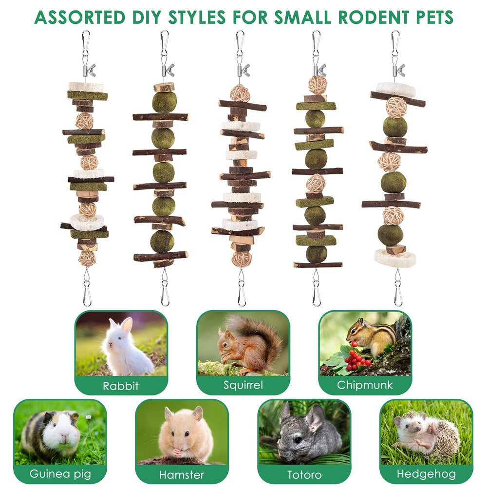 KATUMO Rabbit Chew Toys Active Hooks—interactive DIY play sessions.