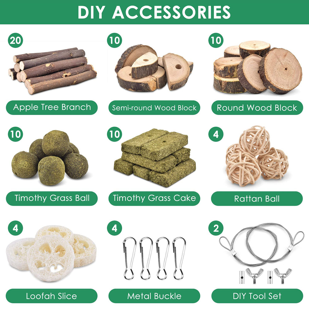 KATUMO Rabbit Chew Toys DIY assembly—easy customization for bonding play.