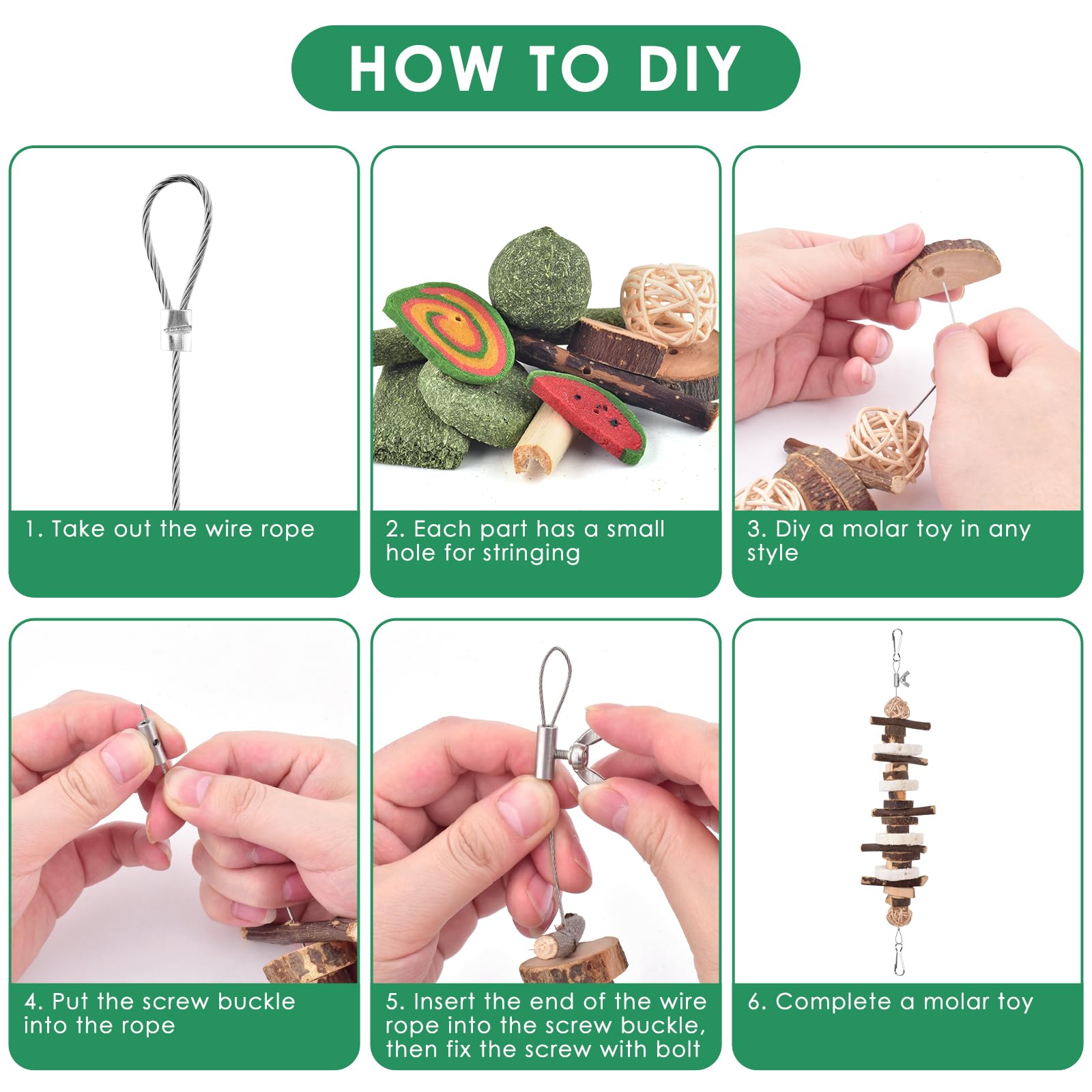 KATUMO Timothy grass balls deliver fiber for foraging