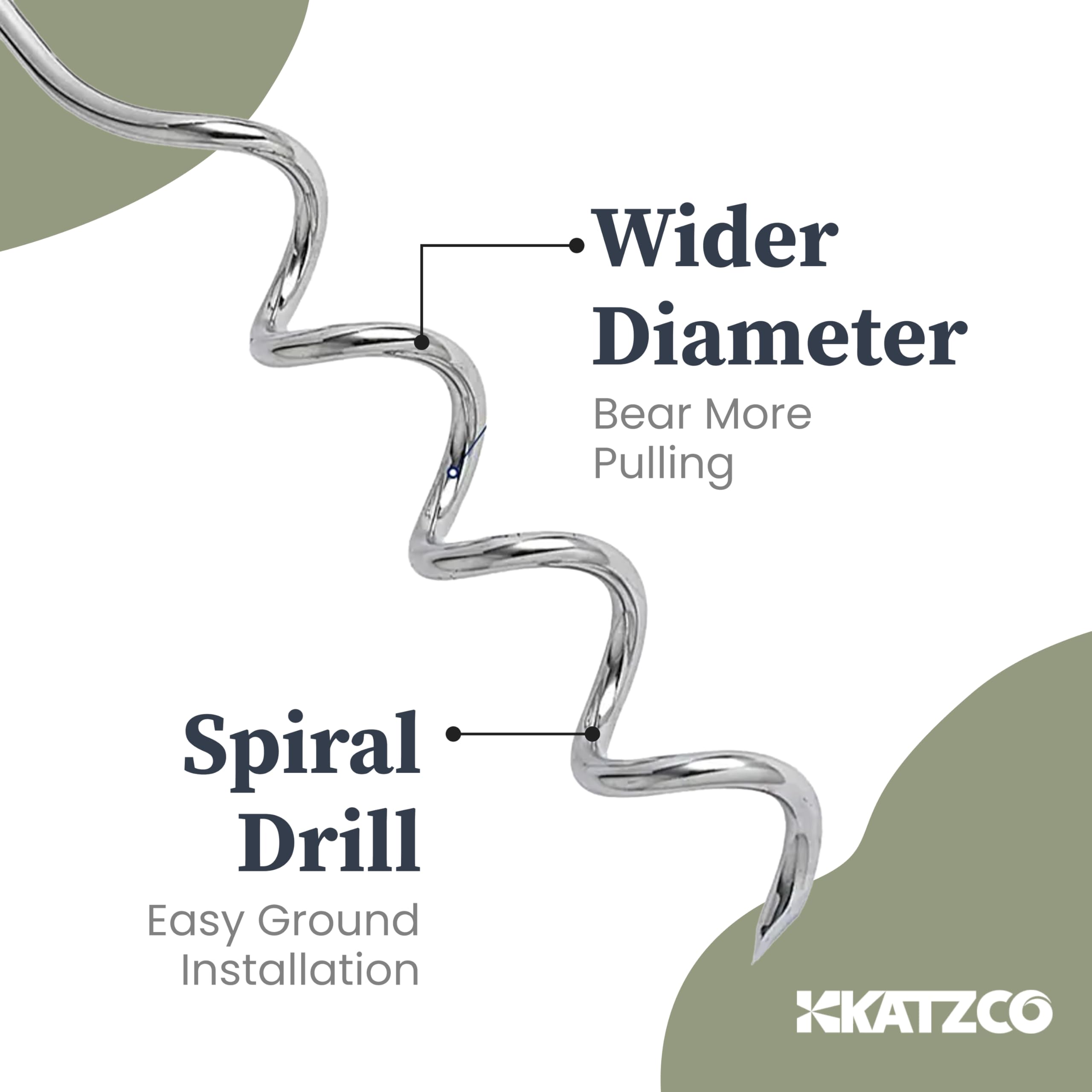 Katzco UV-resistant chrome helps prevent rust across seasons.