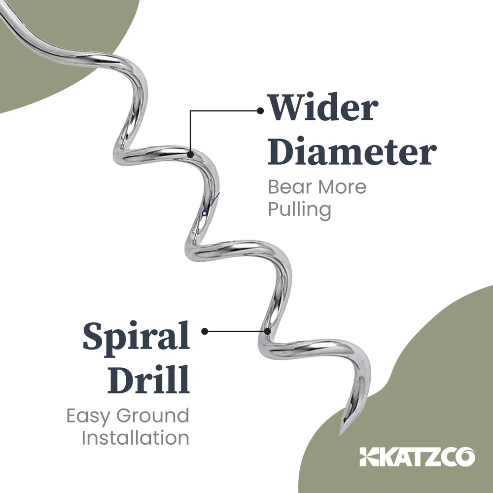 Katzco UV-resistant chrome helps prevent rust across seasons.