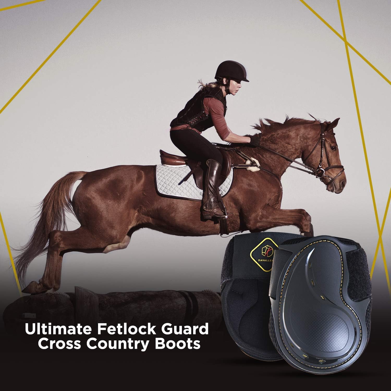 Kavallerie Classic Fetlock Boots with a durable shell for daily training.