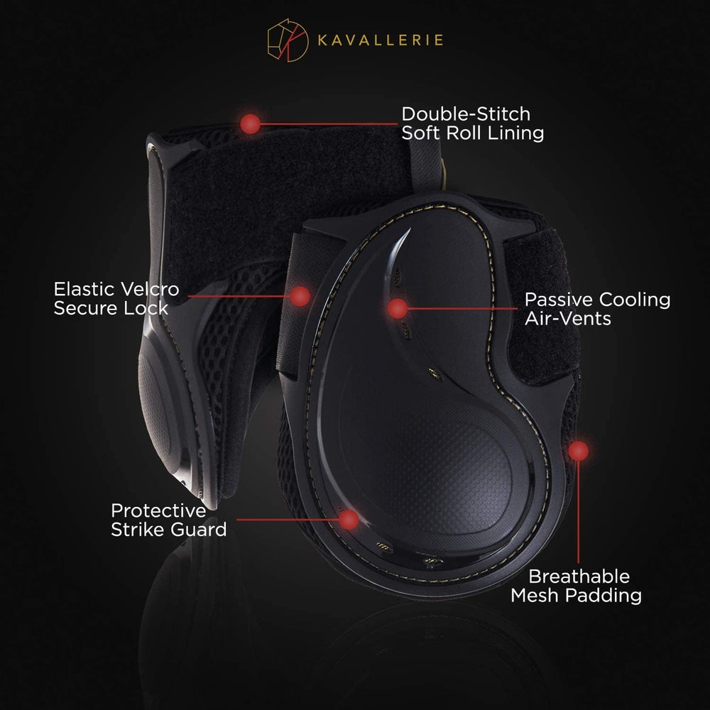 Kavallerie Classic Fetlock Boots are hose-down washable for quick cleaning after rides.
