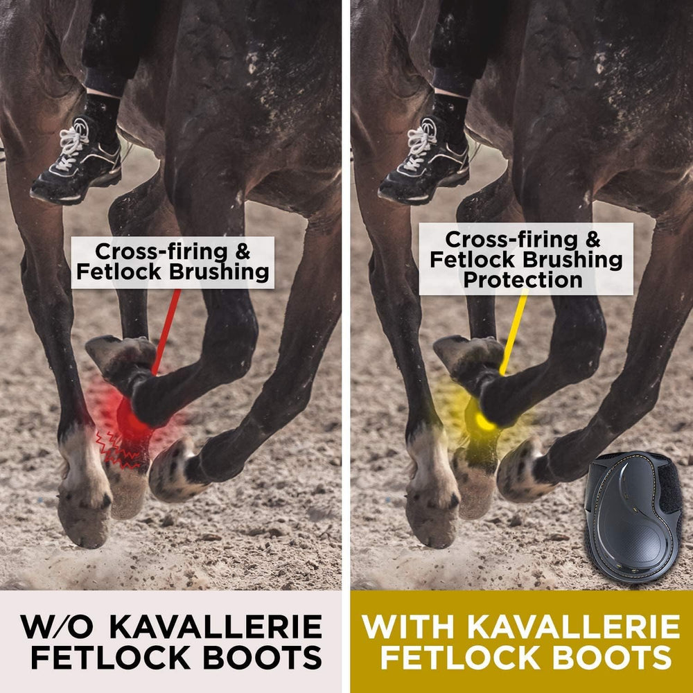 Kavallerie Classic Fetlock Boots quick-drying design supports fast turnaround after rides.